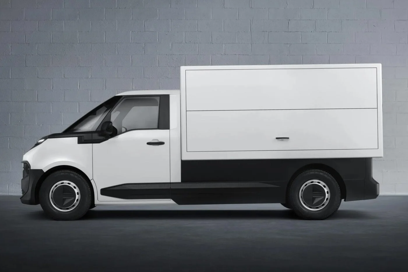 Flexis 전기 밴 카고 밴 모델 옆면