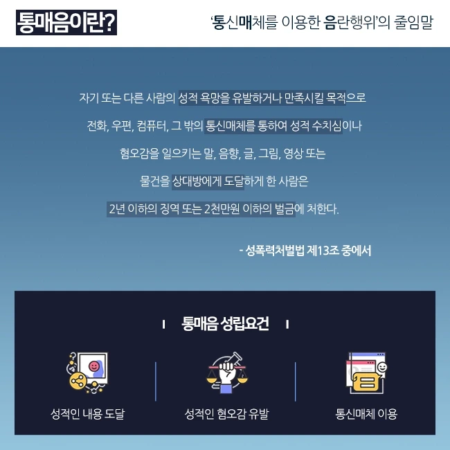 통매음
