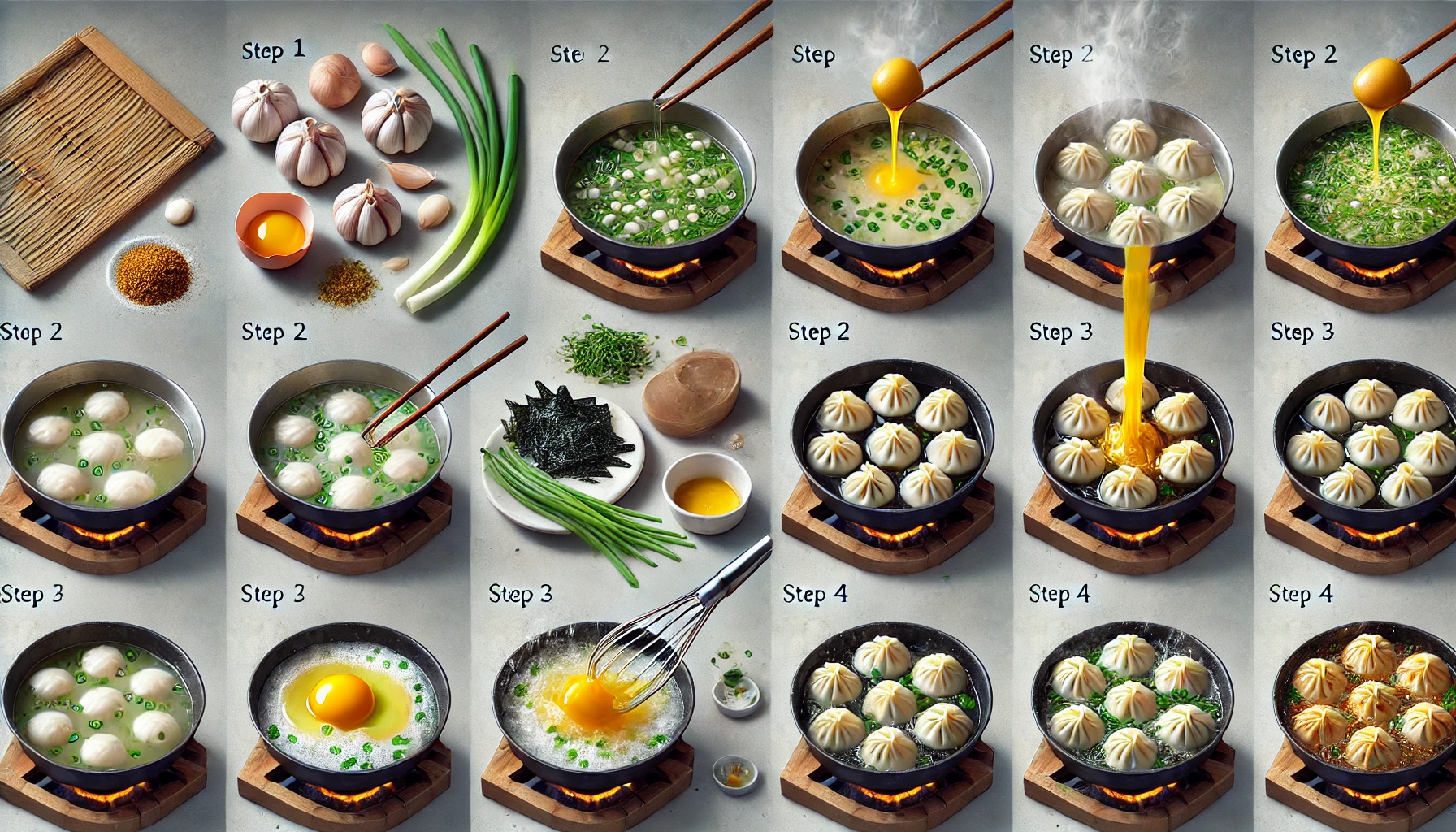 집에서 간단하게 만드는 만두국 레시피