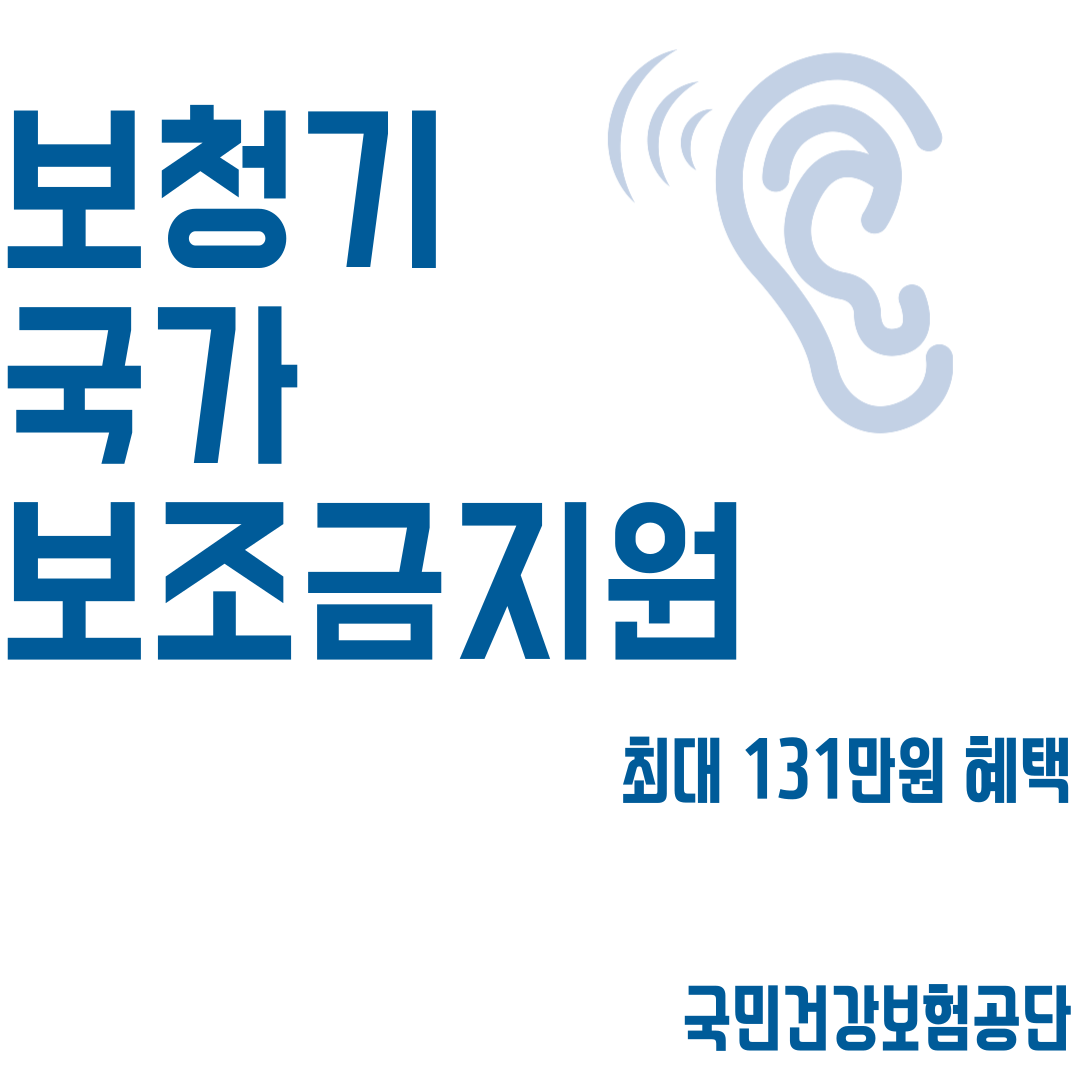 보청기 국가보조금지원