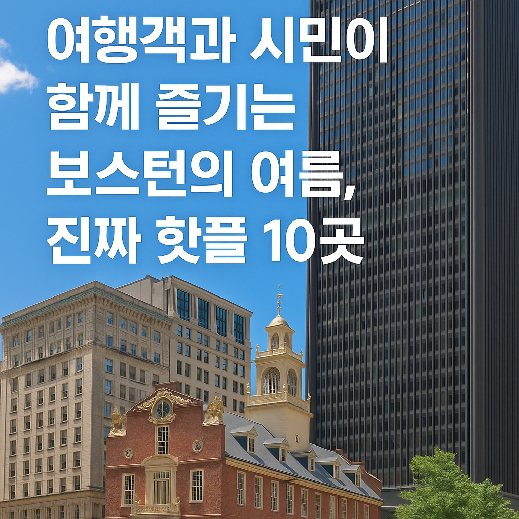 보스턴의 여름, 진짜 핫플 10곳