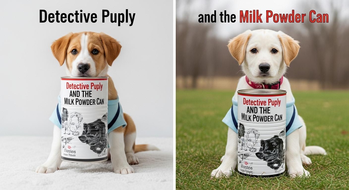 멍멍 탐정과 분유통