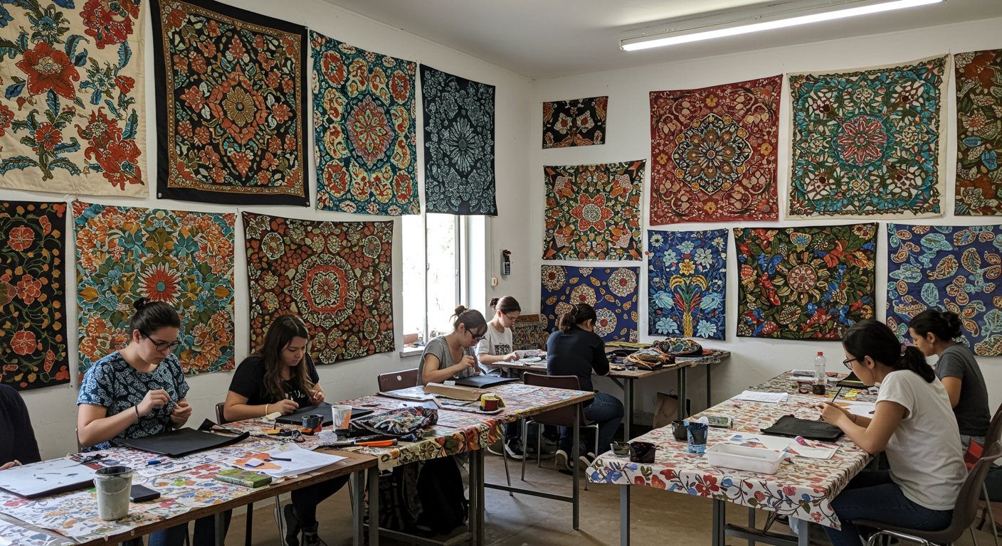 바틱 제작 체험