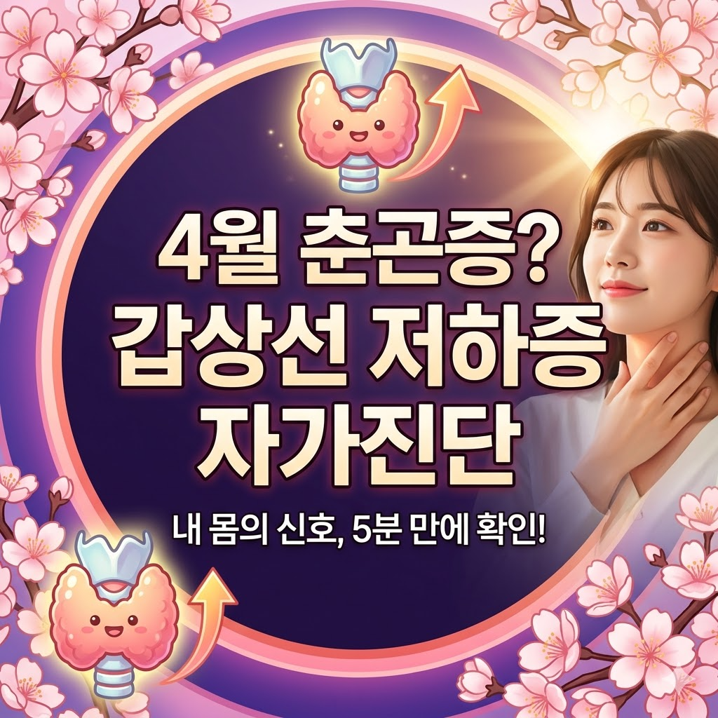 ▲ '4월 춘곤증'인 줄 알았는데... 갑상선 기능 저하증 증상과 자가진단