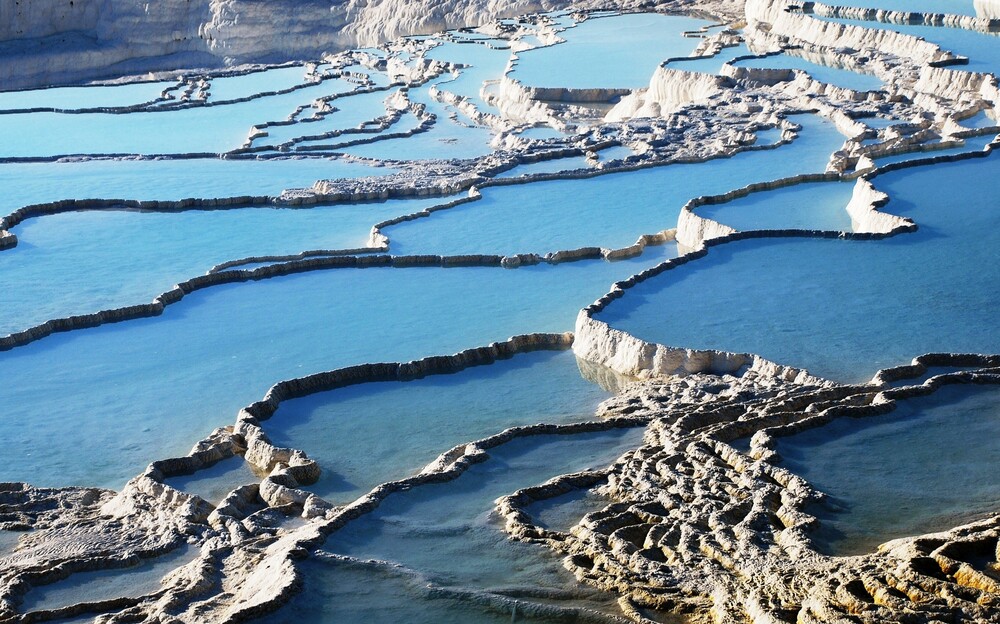 유네스코 세계문화유산 파묵칼레 히에라폴리스 목화의성 튀르키예 온천수 탄산칼슘 클레오파트라
