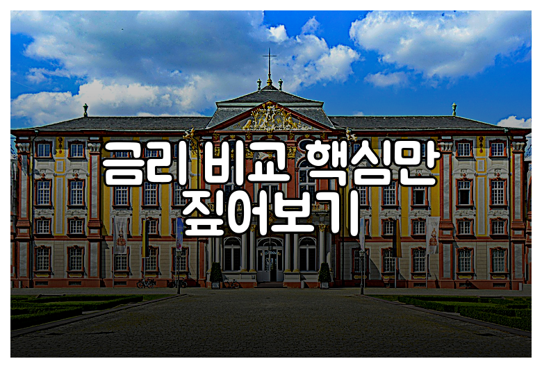 금리 비교 핵심만 짚어보기