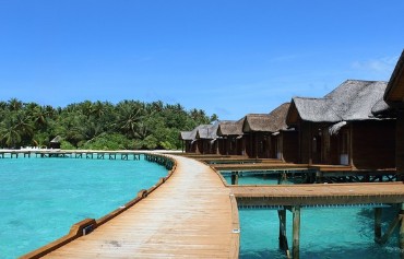 몰디브 지상 낙원 같은 휴향지