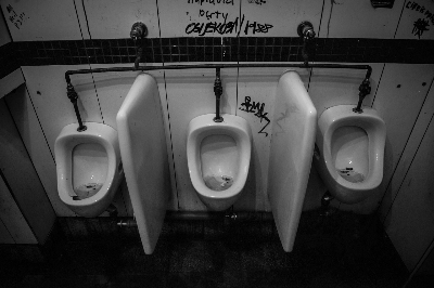 남성 소변기 모습