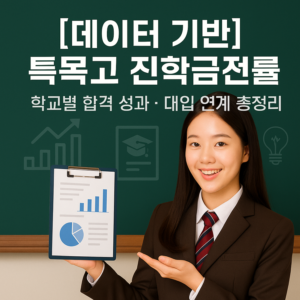 [데이터 기반] 특목고 진학률 ｜ 학교별 합격 성과·대입 연계 총정리