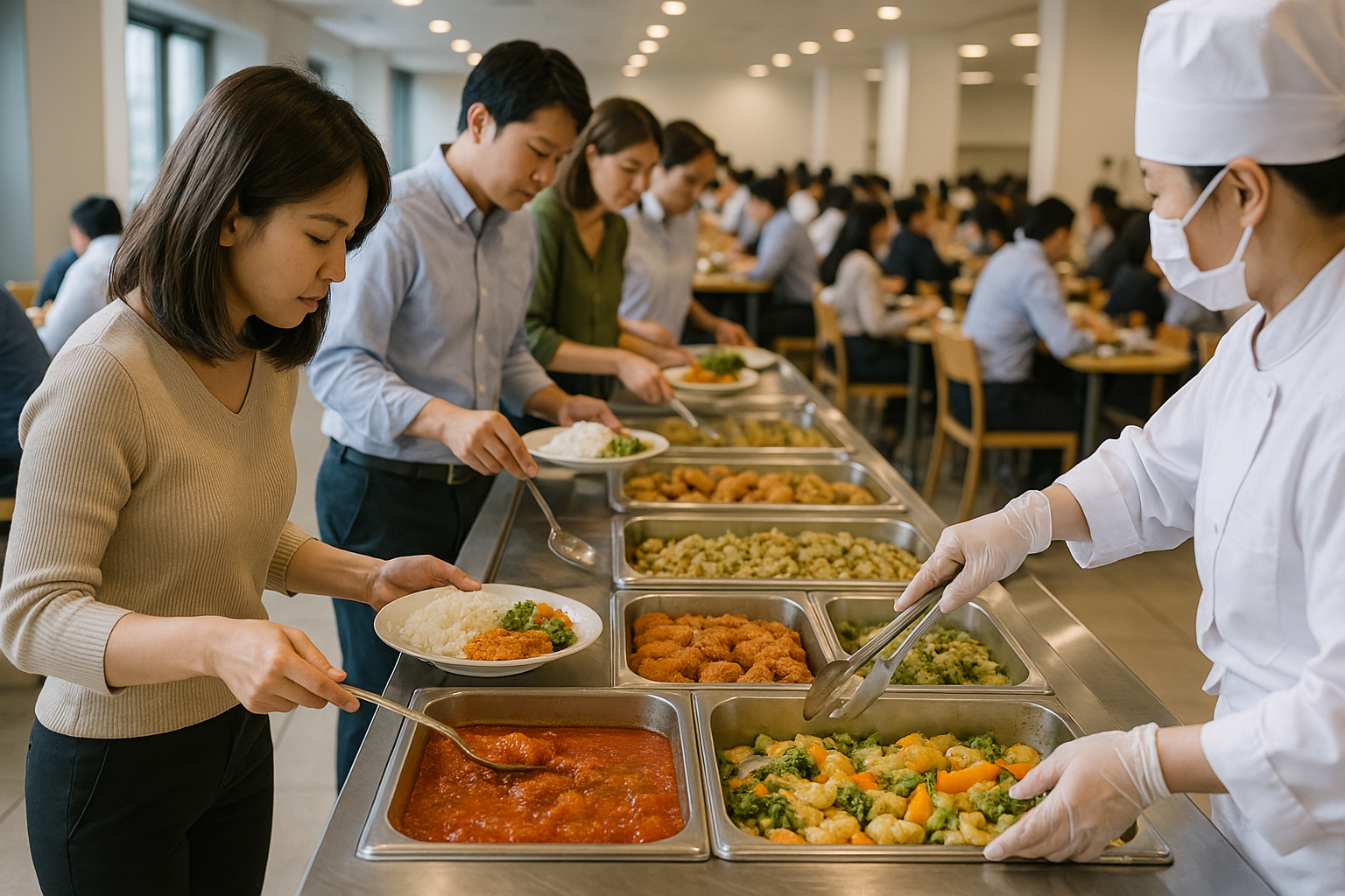 구내식당 사진