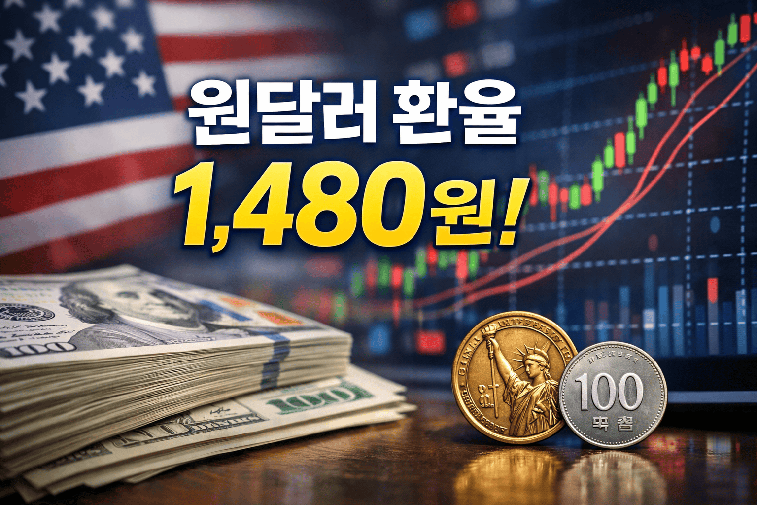 원달러환율1480원