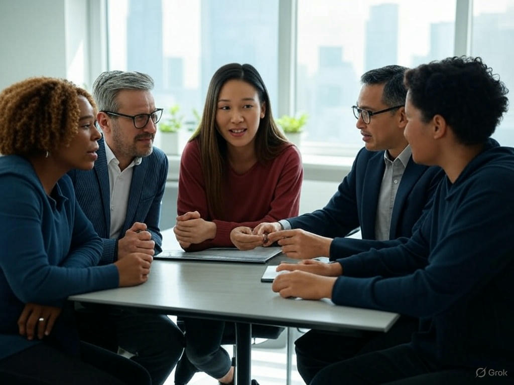 한국 ETF를 토론하는 장면