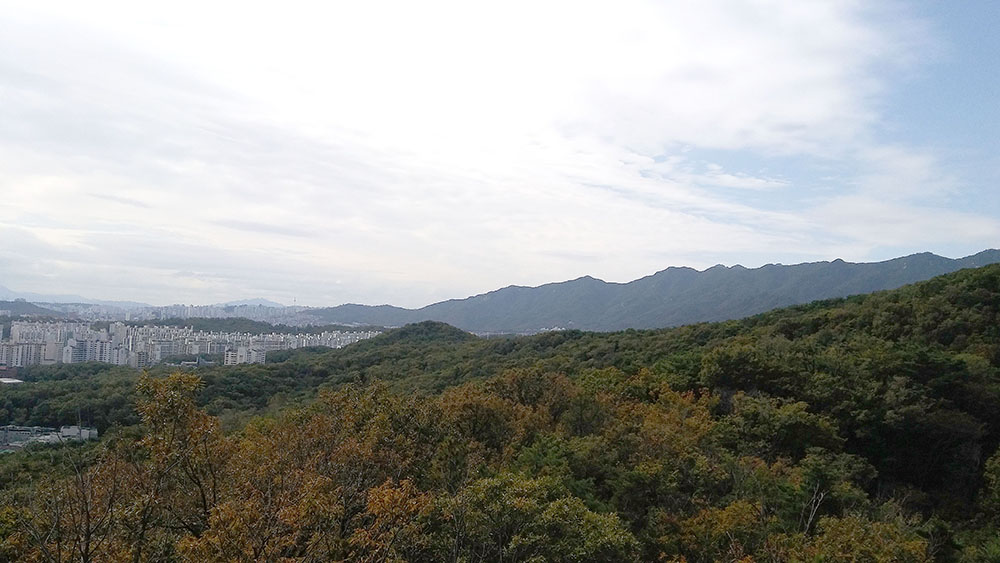 북한산 방학동길 전망대 뷰