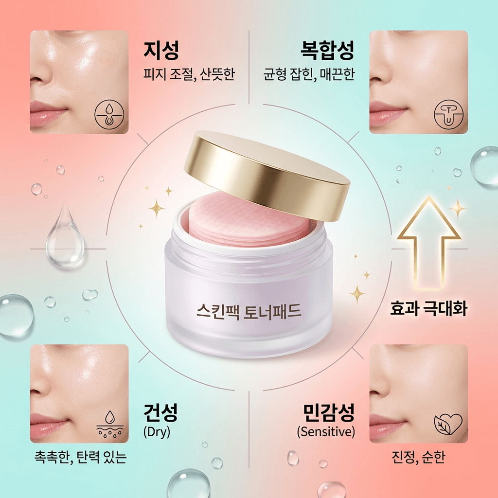 스킨팩 효과 극대화? 피부타입별 완벽 사용법 썸네일