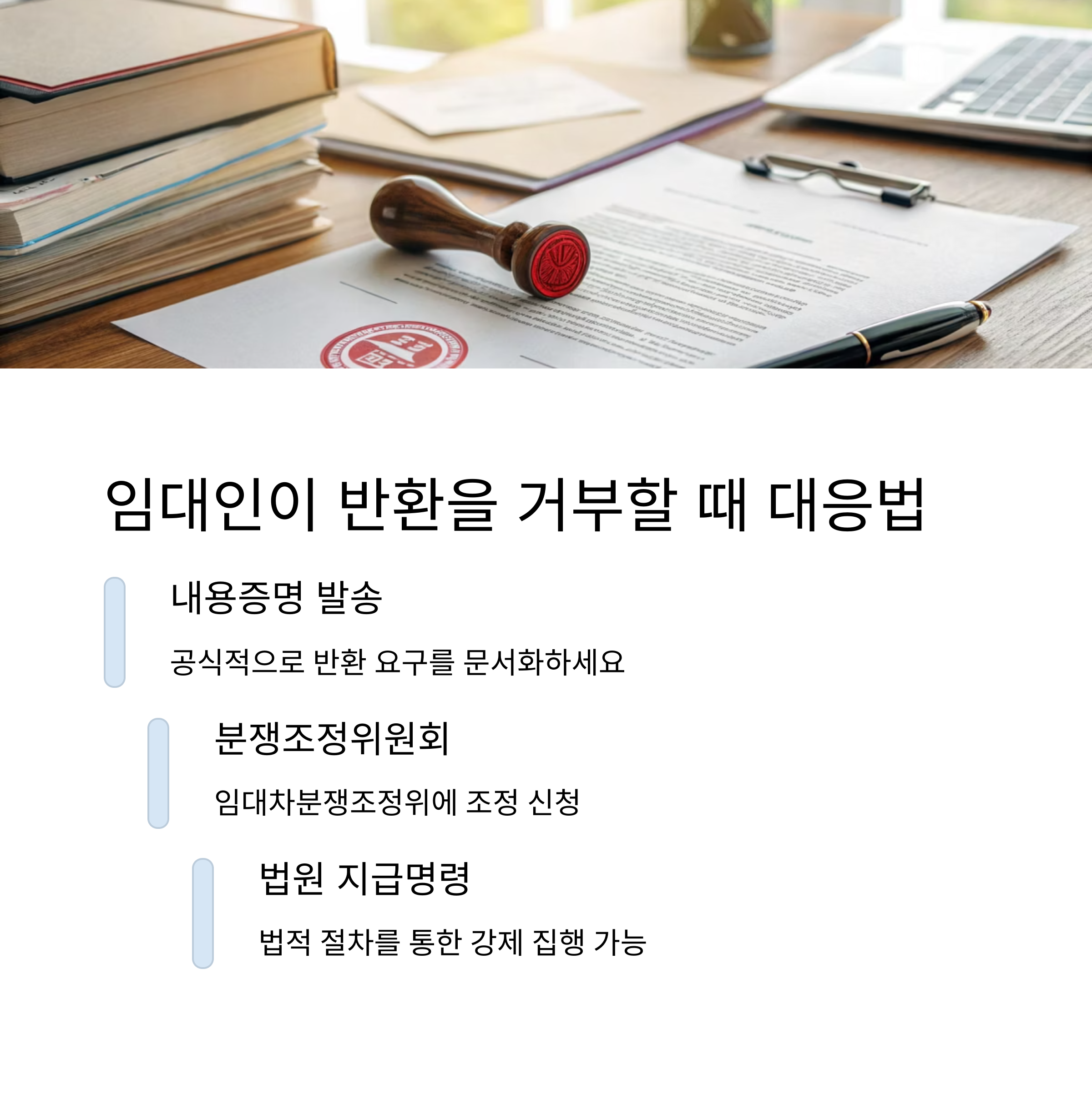 장기수선충당금 반환거부시 대응