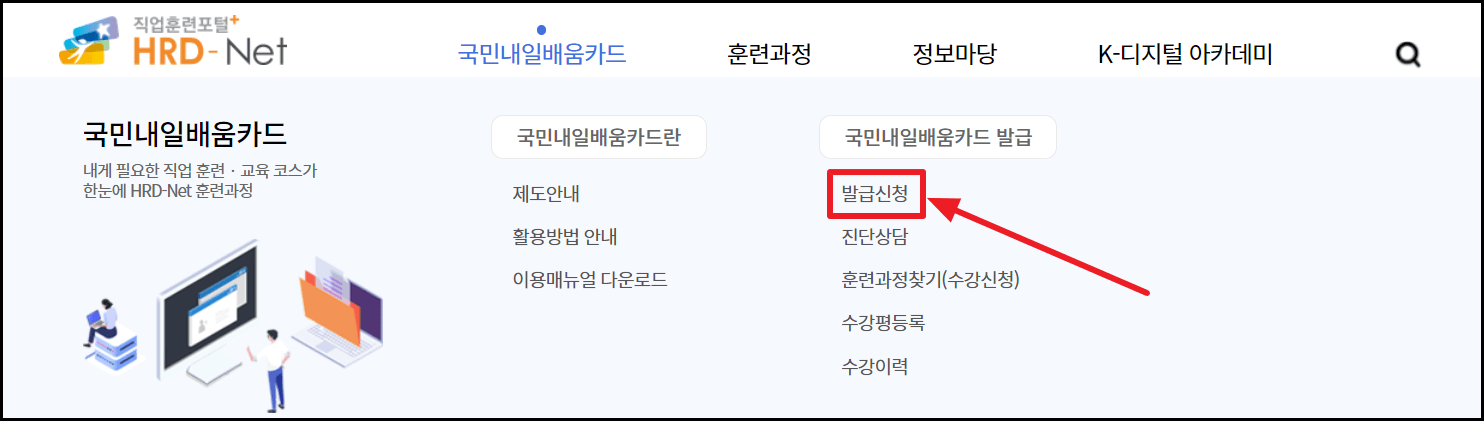 내일배움카드 발급방법