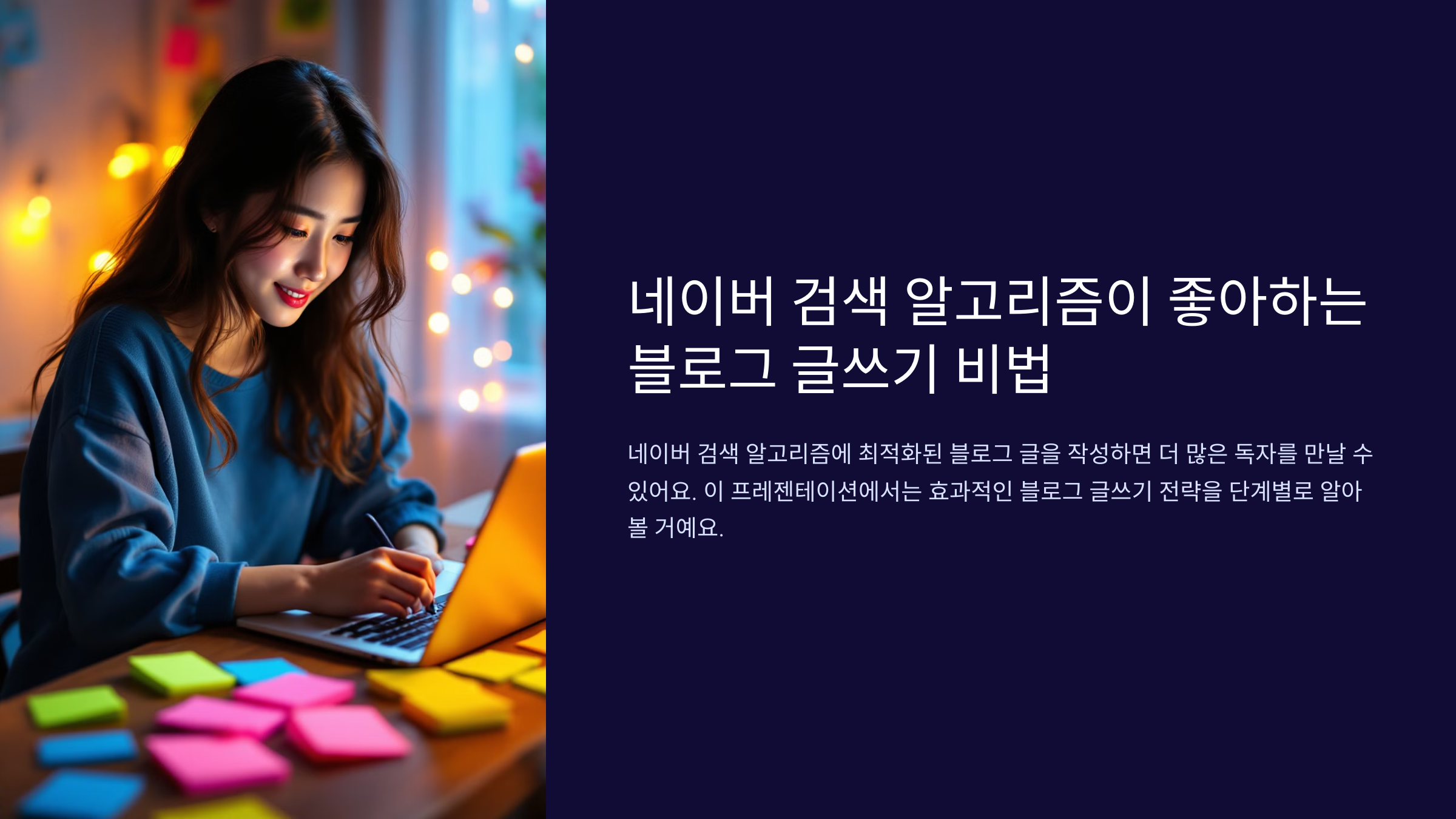 네이버 검색 알고리즘이 좋아하는 블로그