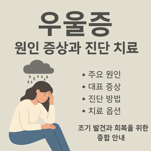 우울증 원인 증상과 진단 치료 썸네일