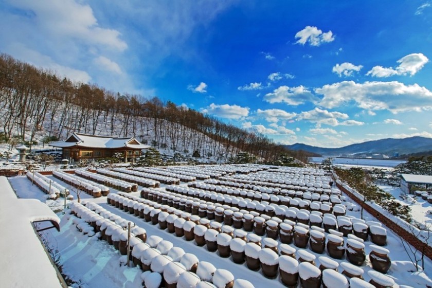 뒤웅박고을 설경