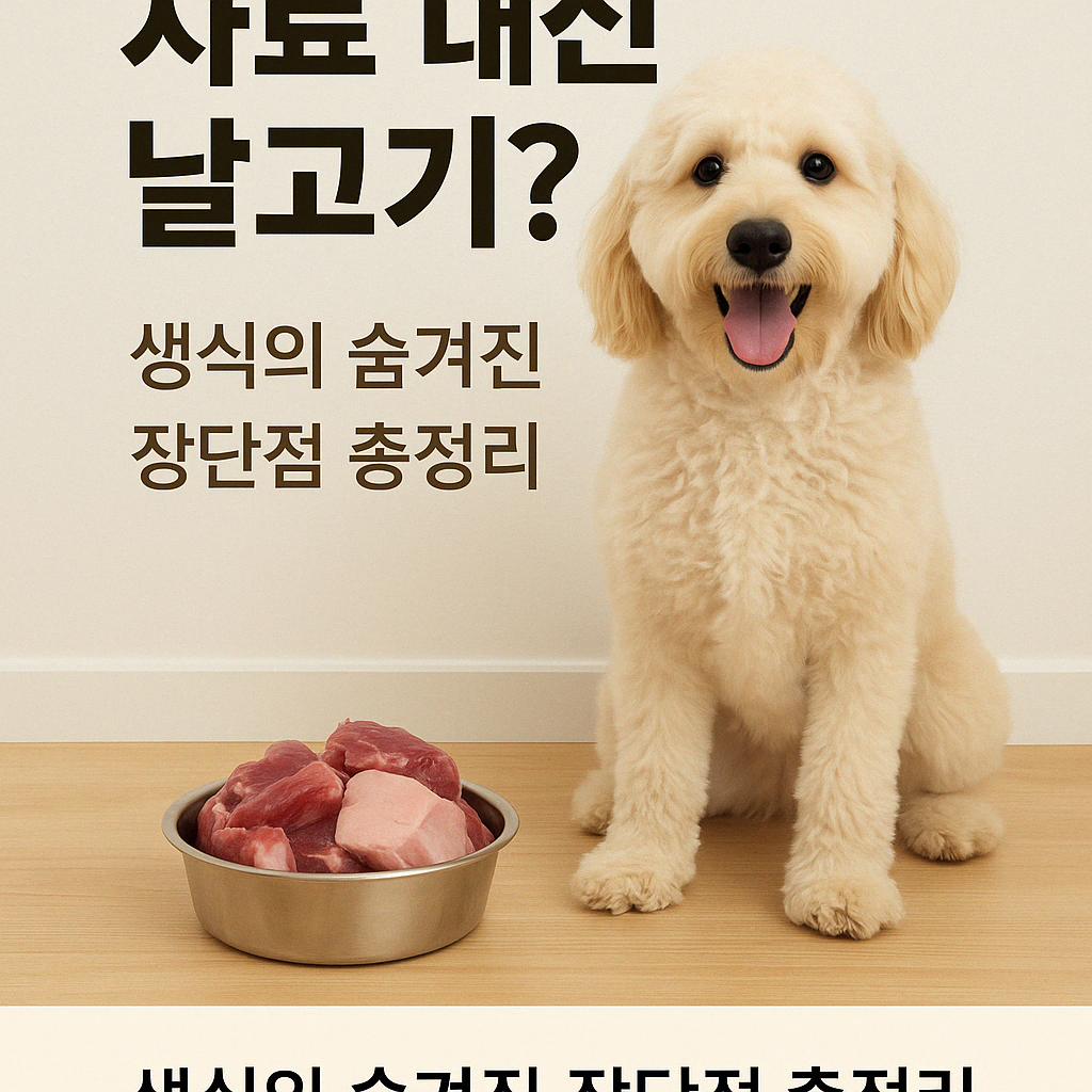 사료가 좋을까? 생식이 좋을까?