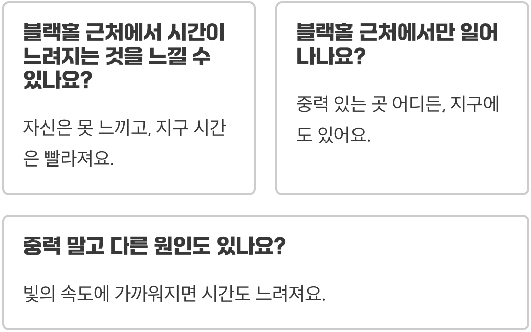 블랙홀 근처에서는 시간이 느리게 흐른다? 아인슈타인의 시간 팽창 원리