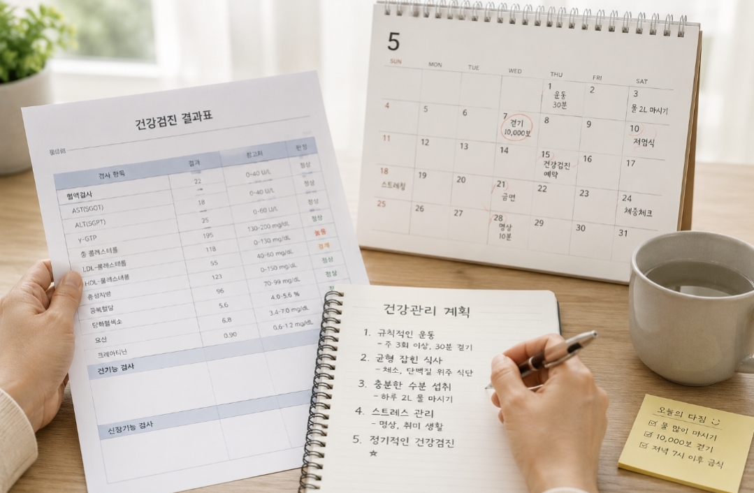 건강검진 요산 정상수치