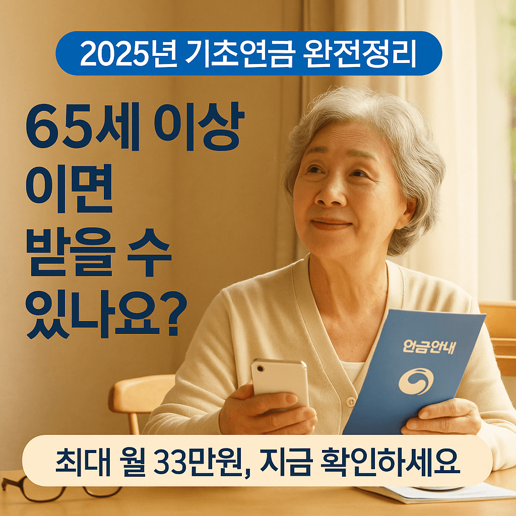 기초연금, 받을 수 있습니까?-썸네일