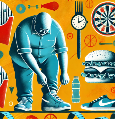 비만인 남자 사진