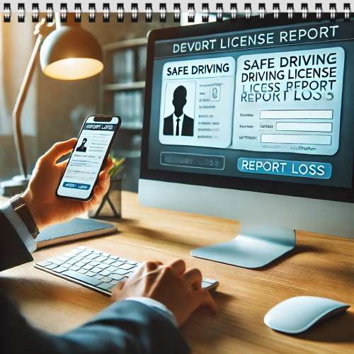 운전면허증 분실 신고 방법