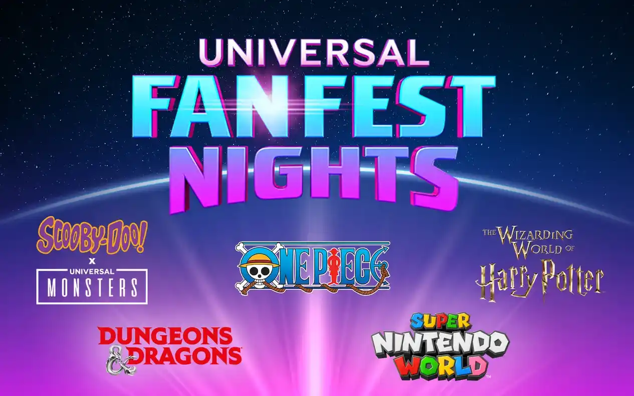 2026 유니버설 스튜디오 할리우드 팬 페스트 나이트 라인업 (원피스, 해리포터, 닌텐도 월드)