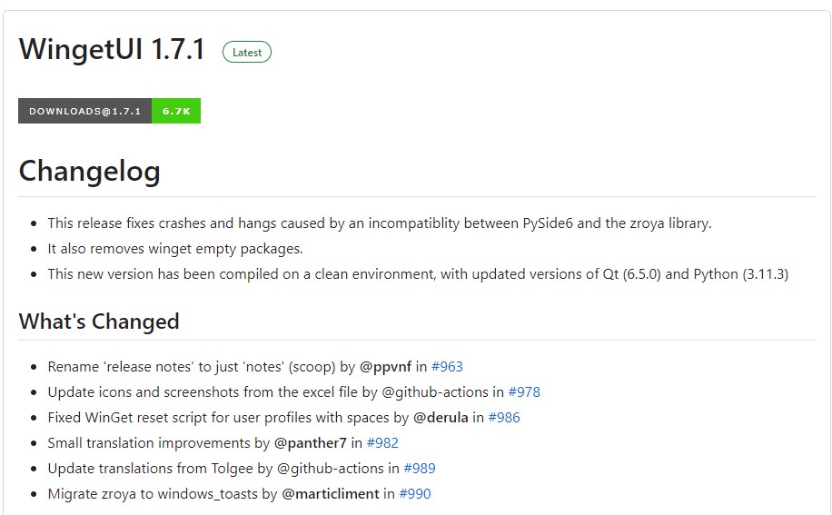 윈도우 패키지 관리자 winget, chocolatey, scoop 모두 관리하는 WingetUI 사진 1