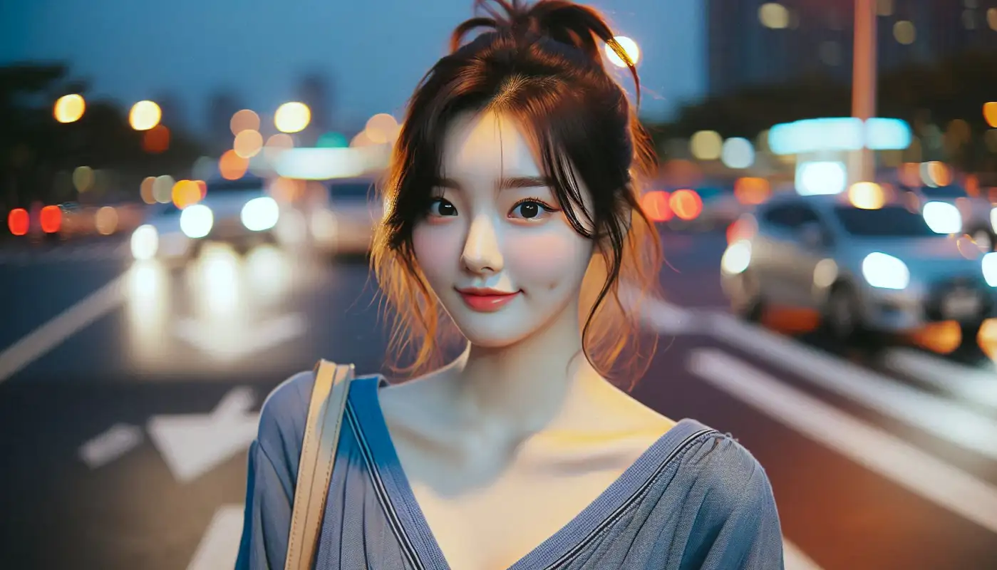 트래블-월렛-로그-인출을-비교하는-여성의-모습