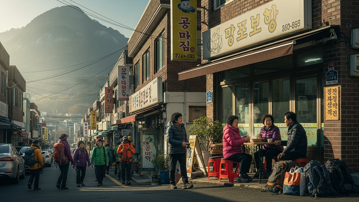 등산객의 활기'와 '로컬의 정'이 만나는 곳