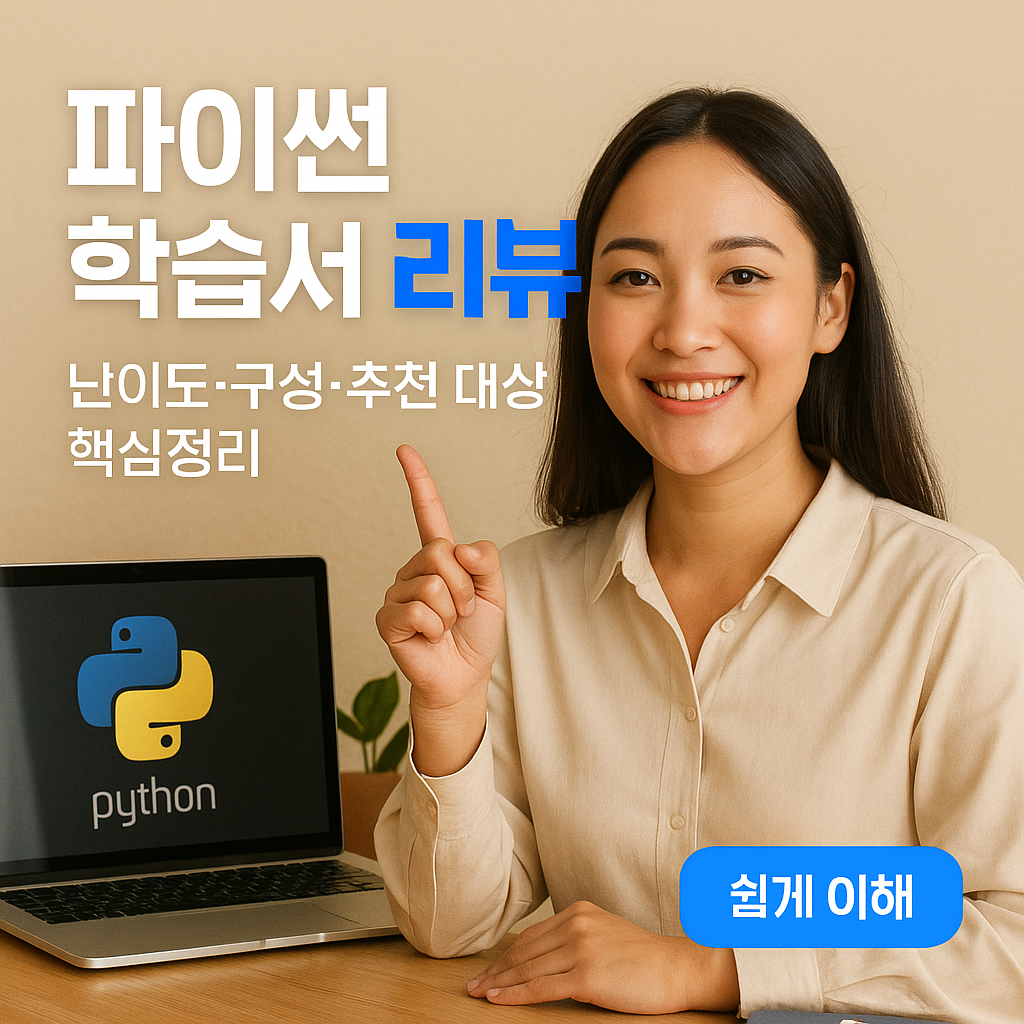 파이썬 학습서 리뷰 &rsquo;26 ｜ 난이도&middot;구성&middot;추천 대상 핵심정리