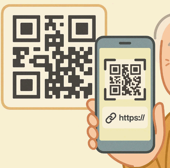 QR코드가 뭔가요? 70대도 이해할 수 있는 쉬운 설명