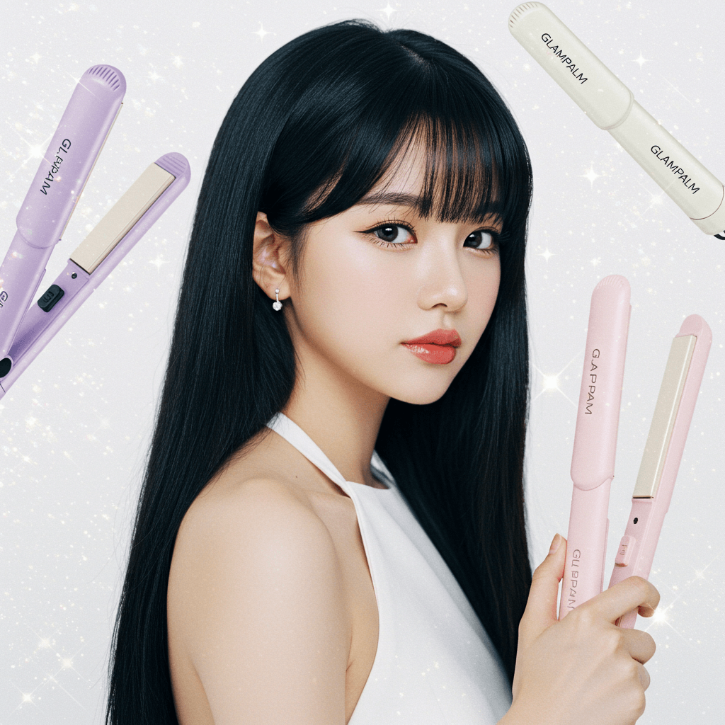 글램팜 고데기 고장