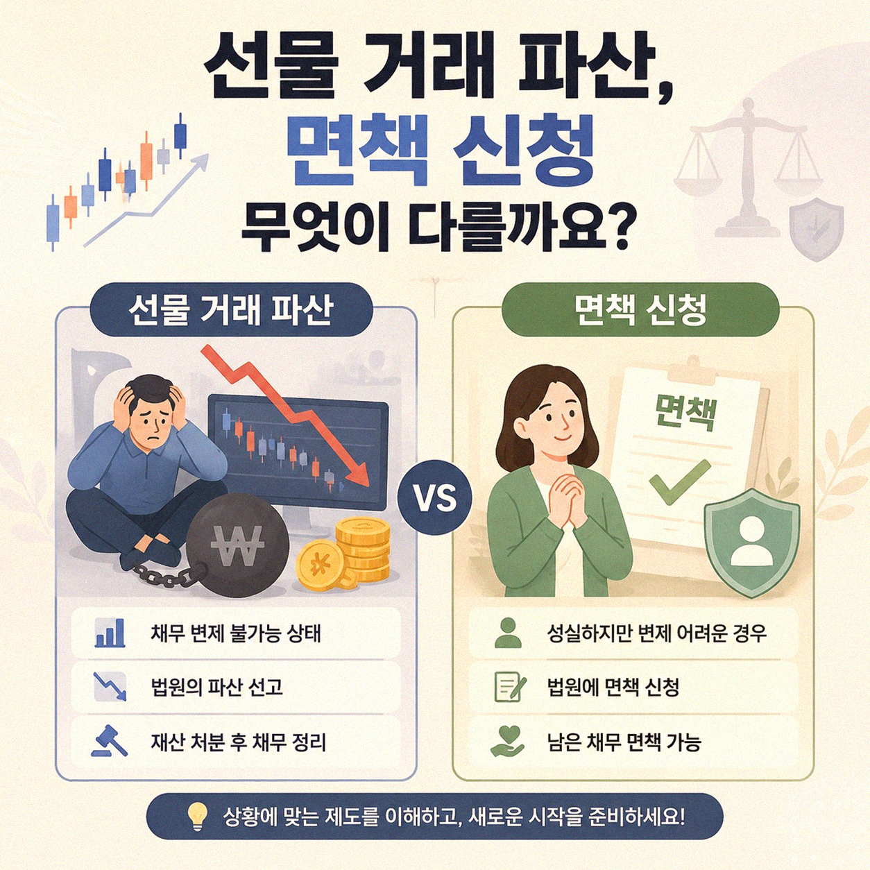 선물 거래 하다 파산, 면책 신청 알아볼까요?