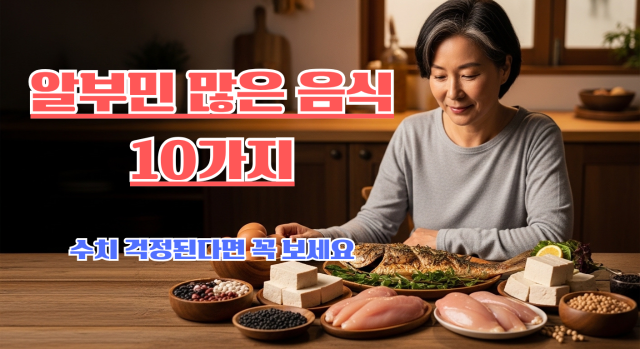 알부민 많은 음식 10가지 정리