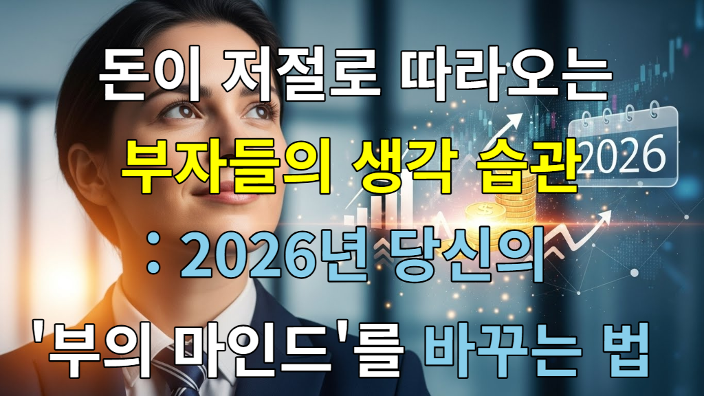 2026년 부의 마인드셋을 통해 재정적 성공을 이루는 사람의 모습
