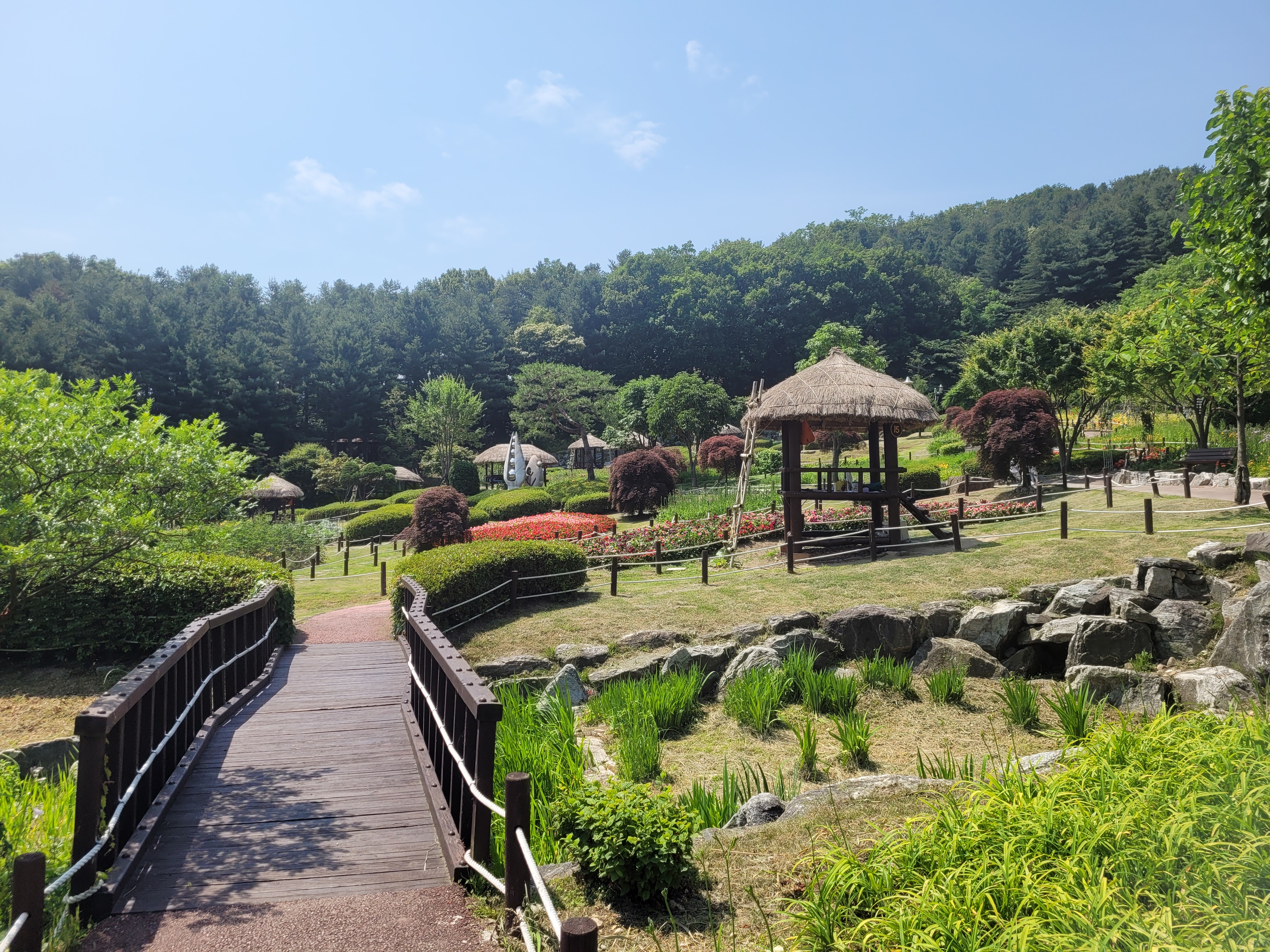 용인농촌테마파크 원두막