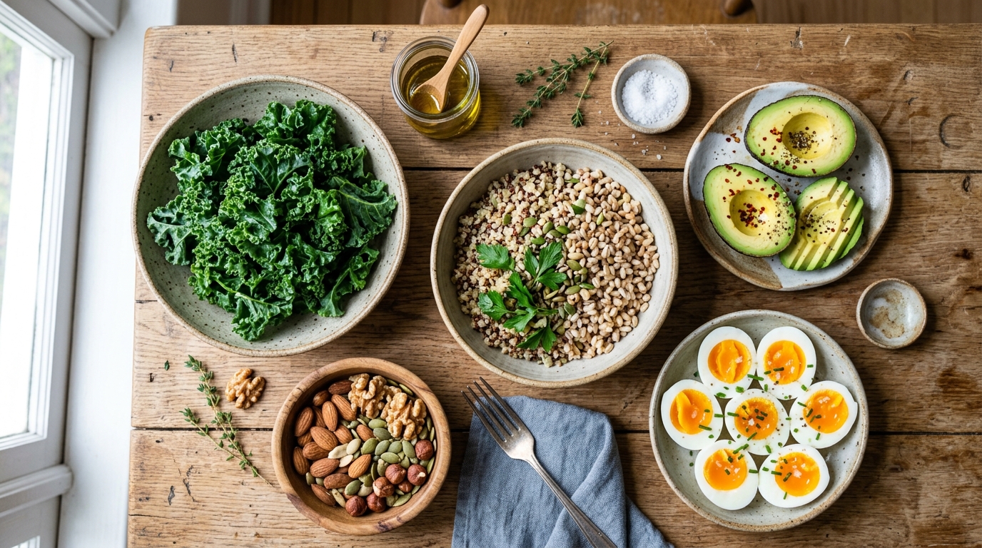 뱃살 감소를 돕는 식이섬유와 건강한 지방 식단