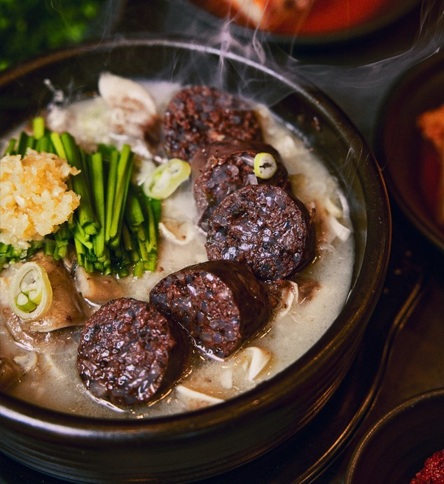 압록순대국