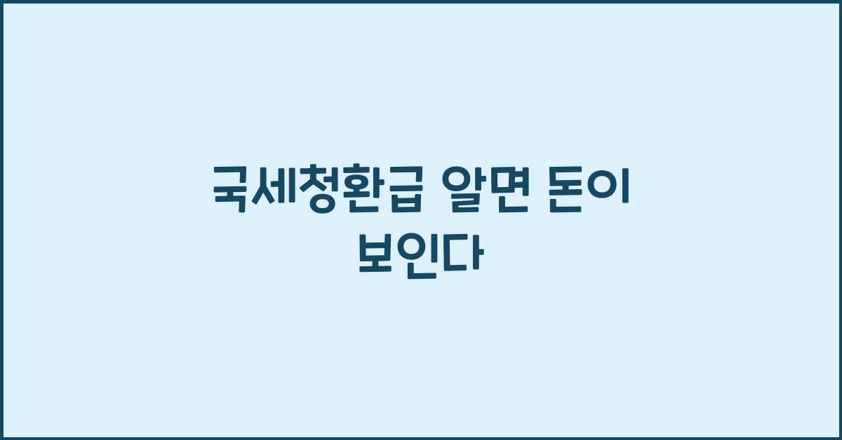 국세청환급