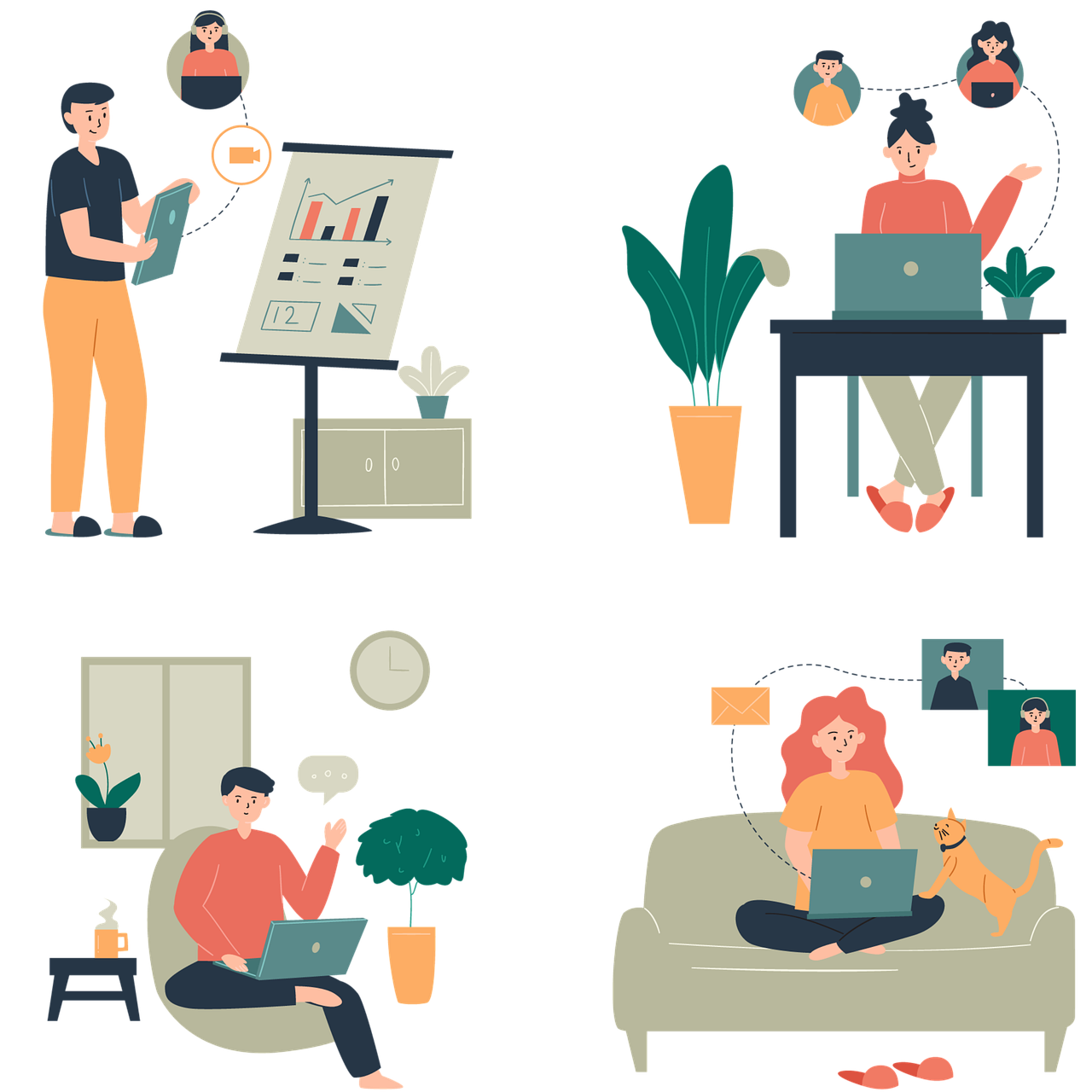 일하는 청년 이미지