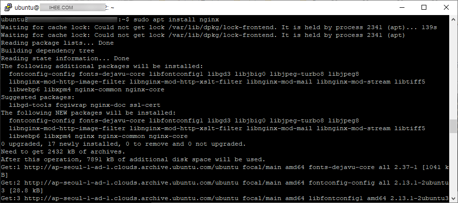 Ubuntu 오류가 해결됬다