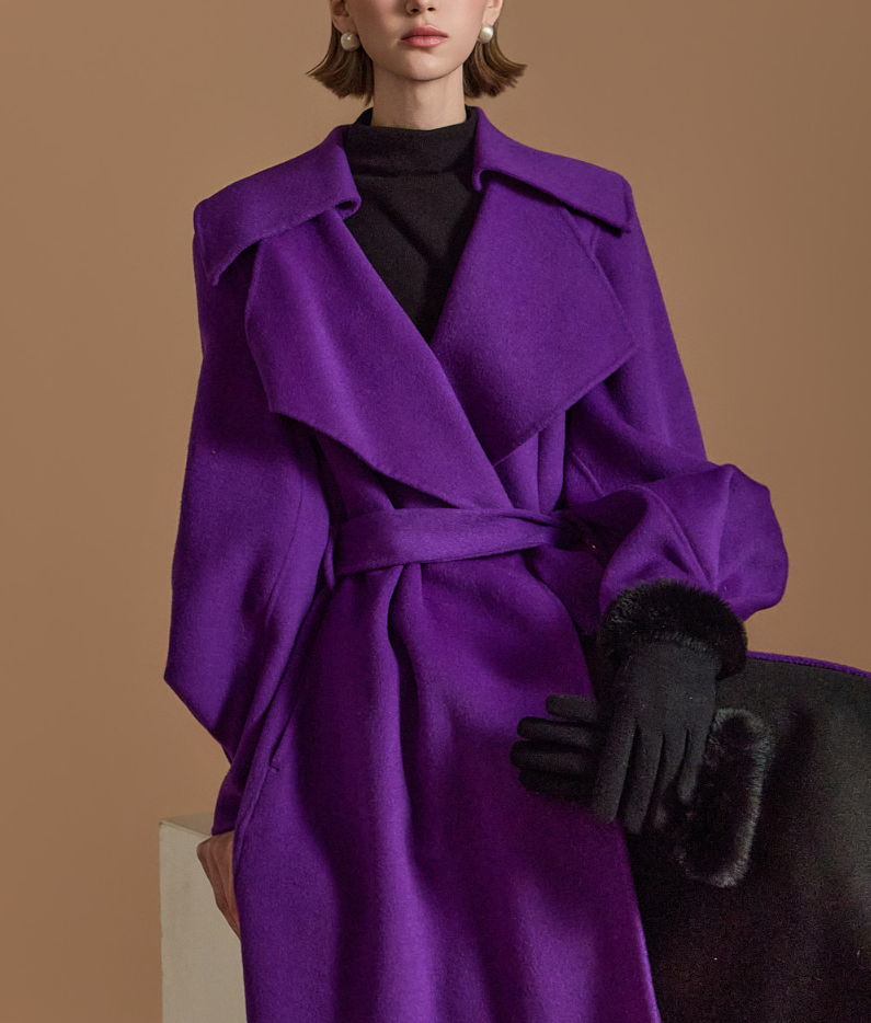 {코트} 붉은 진주 3회, 4회, 5회 :: 김희정(오정란) / 딘트 보라색 코트