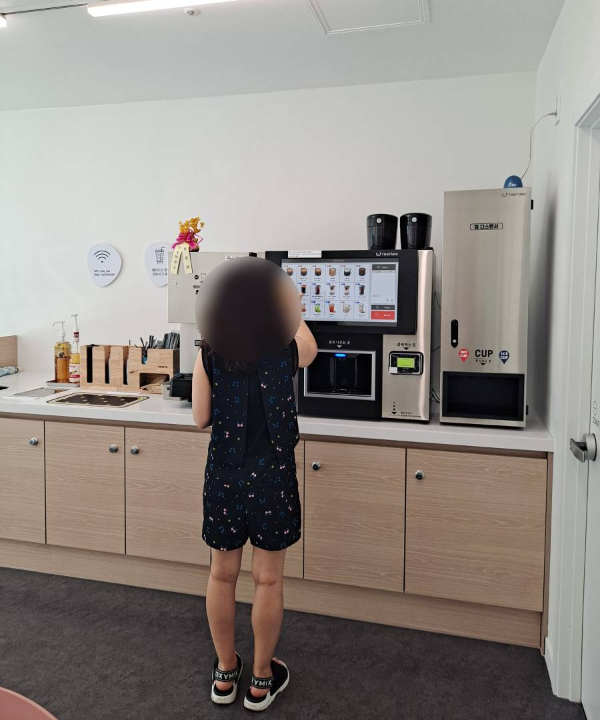 카페오소 커피주문중