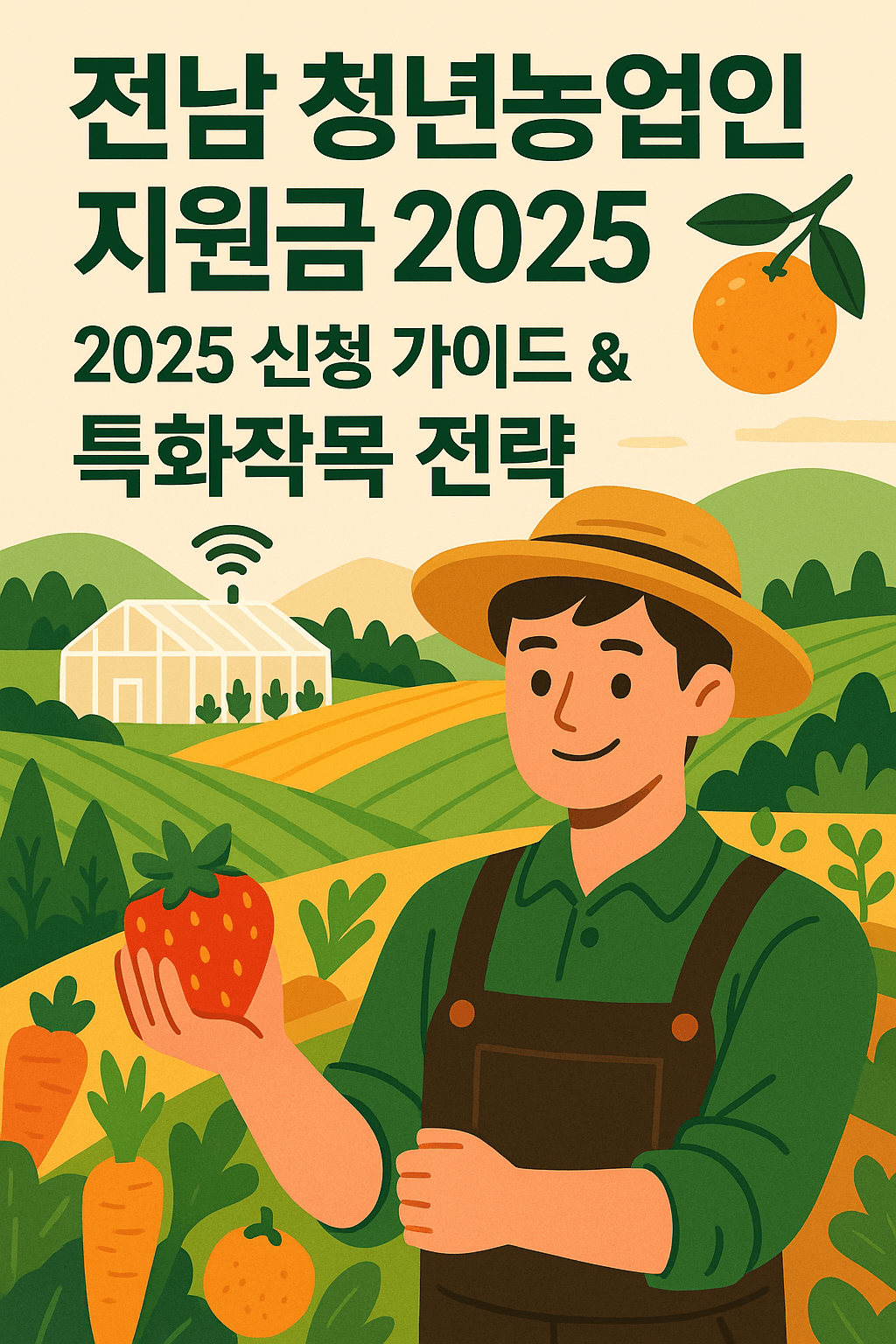 전남 청년농업이 지원금 2025 신청 가이드와 특화작목 전략