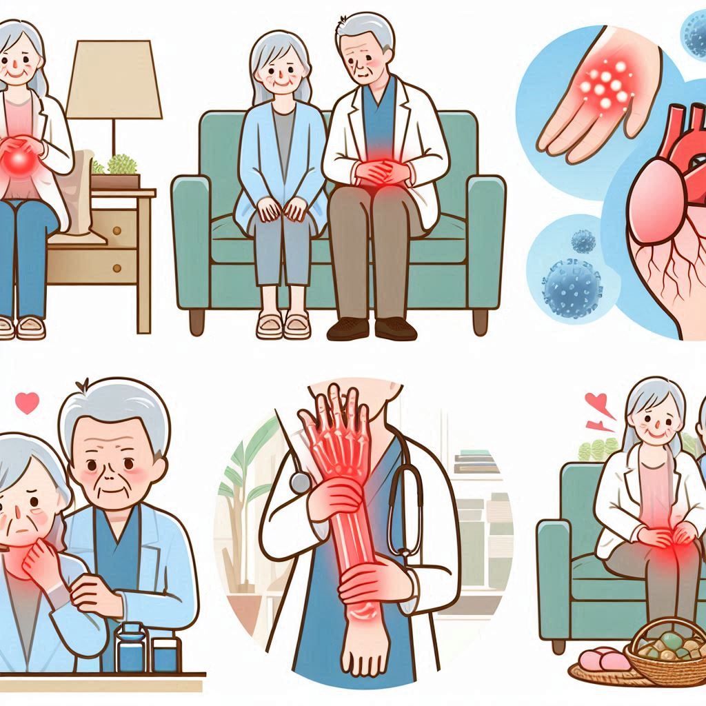 시니어 부부들의 관절염 관리