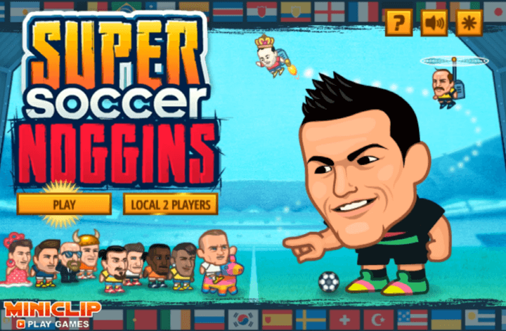 대두축구-플래시게임-메인-화면